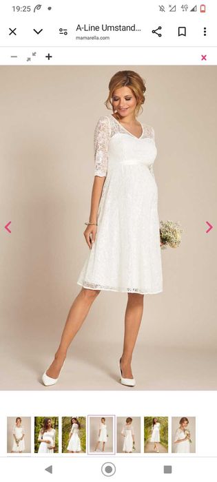 Rochie de Mireasa Gravida (Mamarella)