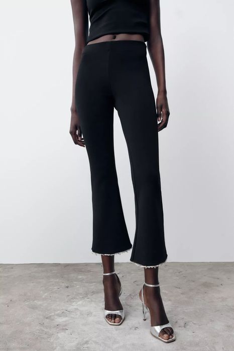 Брюки Zara с жемчугом S
