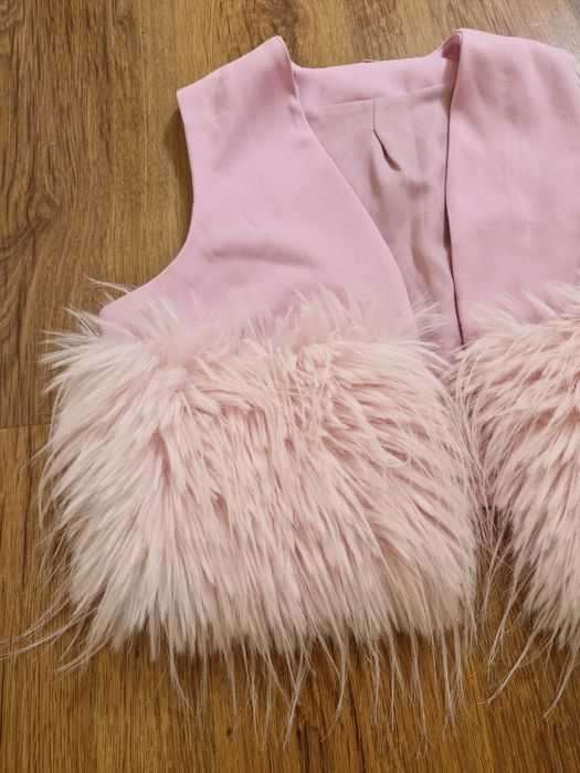 shein нов дамски елек с косъм