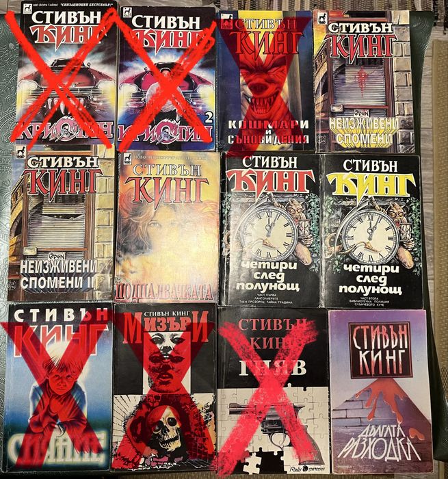 Книги на Стивън Кинг