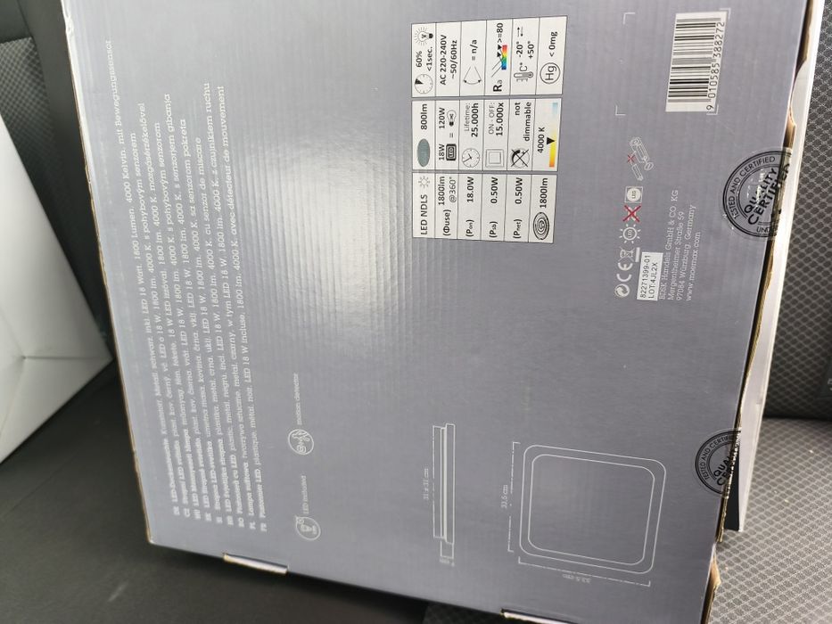 Aplica / plafoniera LED 18W 24W Momax Globo Modern Living