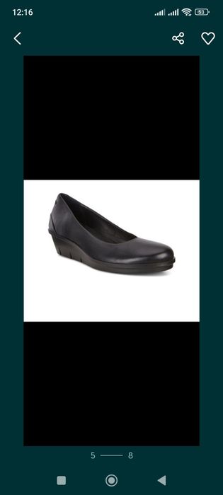 Туфли 40 р Ecco Дания