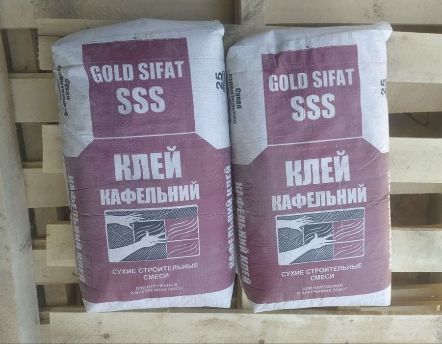Kafel Yelimi Sotuvda! Кафелный клей сотувда! GOLD SIFAT SSS