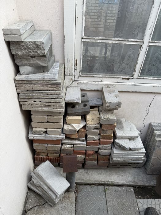 Кирпич, плитка, поребрик лом, неликвид