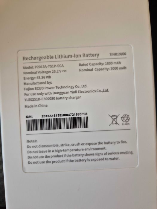 Acumulator aspirator Dreame