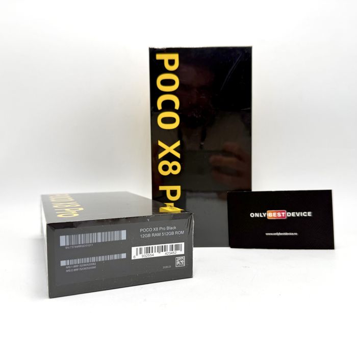 Xiaomi Poco X8 Pro Black 12GB RAM 512GB