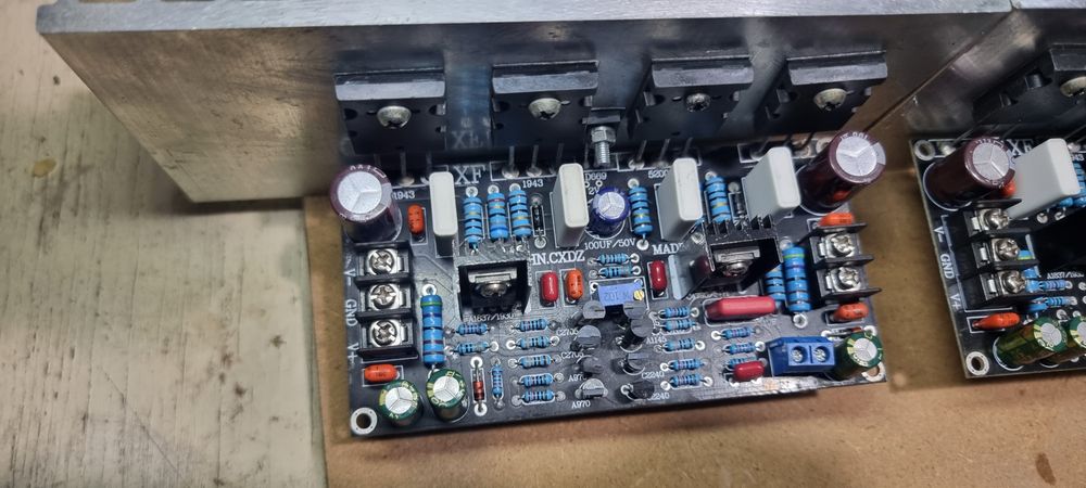 Amplificator 2SC5200 + 2SA1943 100w⁹