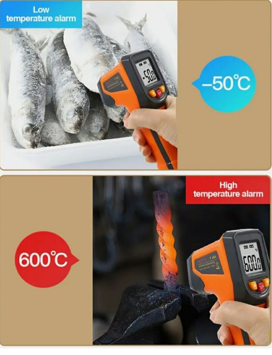 Пирометр термометр бесконтактный, цифровой инфкрасный термометр