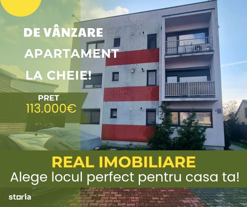 Apartament la cheie - bloc nou-gradina + parcare !