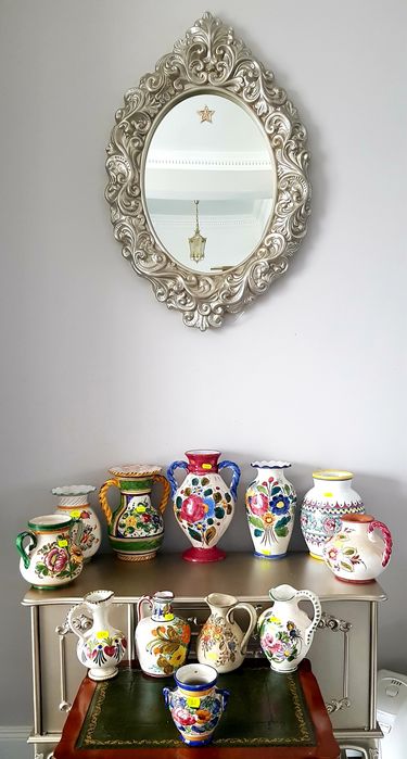 Vaze/carafe vechi, din ceramică italiană