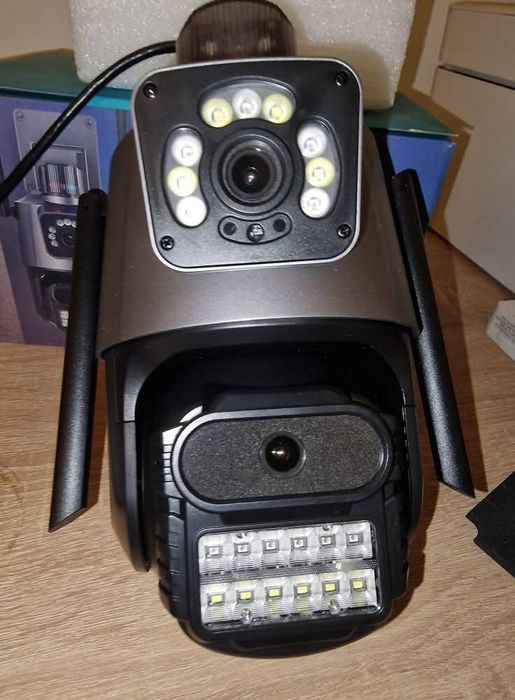 Camera de supraveghere dubla,Wifi Loosafe,8 Mp