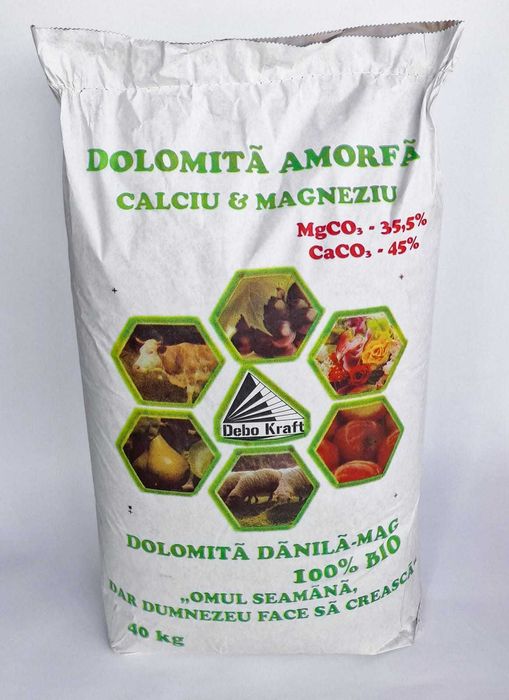 Dolomită-îngrășământ 100% BIO