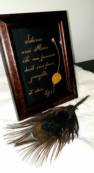 Tablou caligrafie