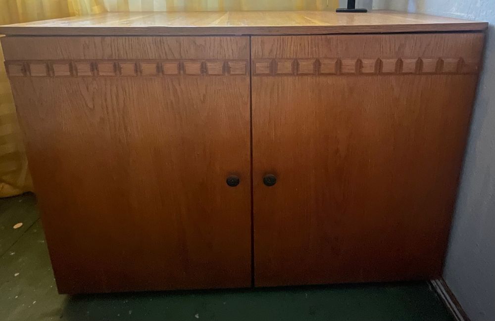 Set mobilă, bibliotecă, 2 dulapuri, 1 comodă