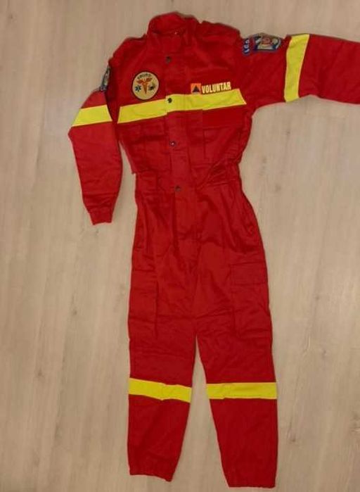 Combinezon SMURD / ISU, nou, nefolosit + ecusoane