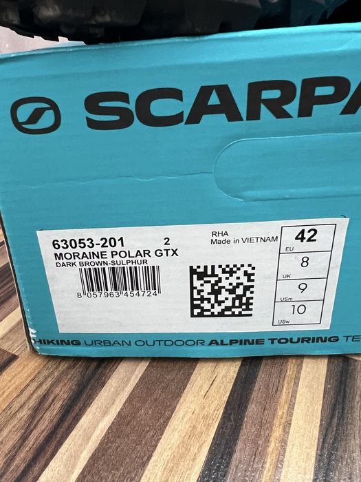 Scarpa Moraine polar GTX- winter 42номер