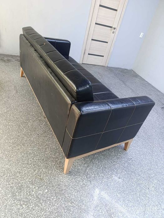 продам 3-х местн  кожанный диван