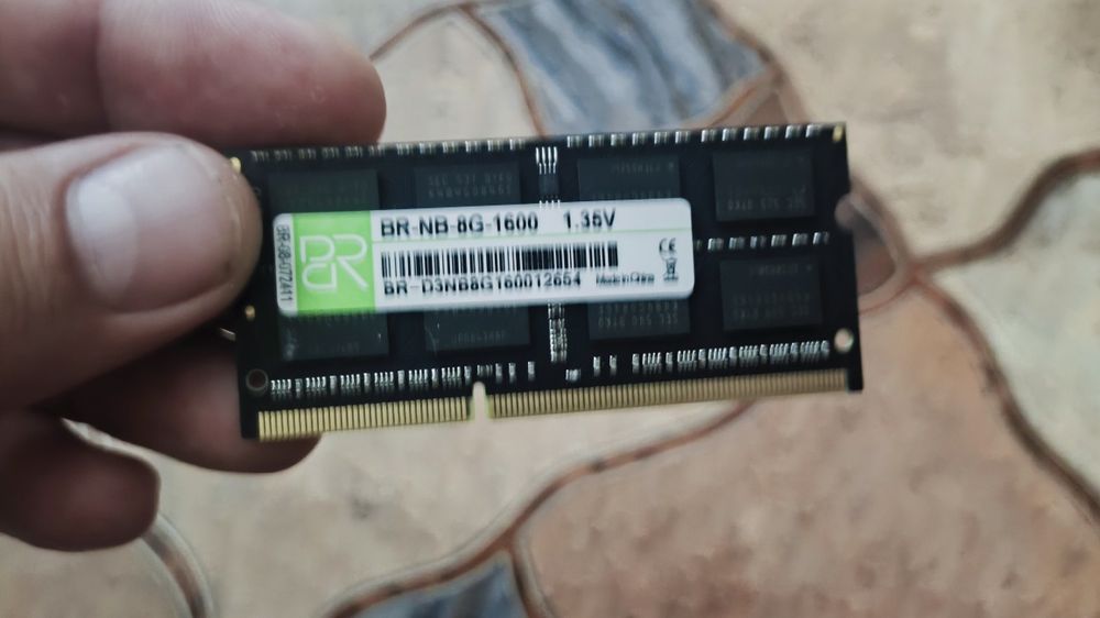 ОЗУ  DDR 3L 8 g 1600