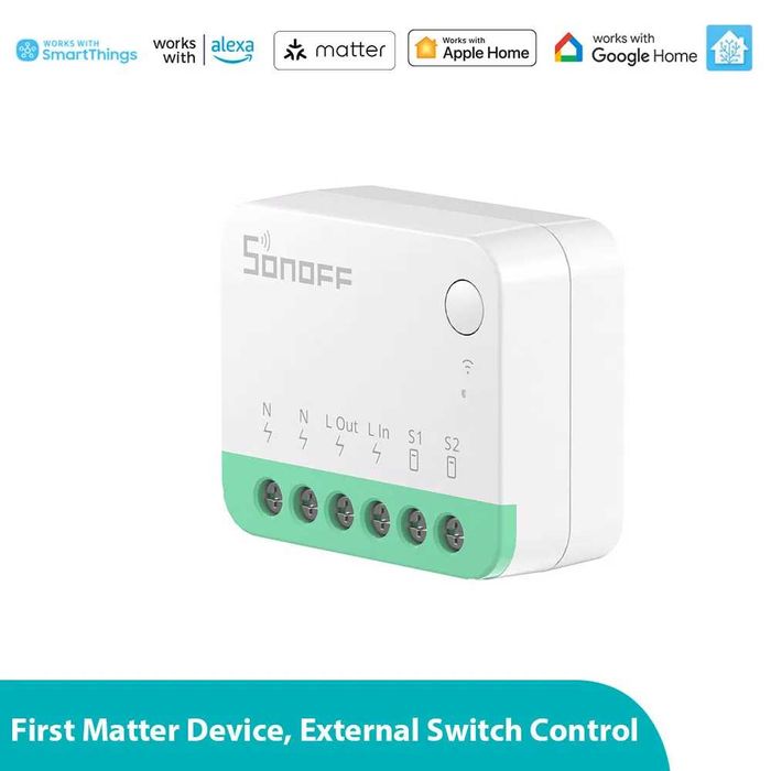 SONOFF Mini R4 Extreme Matter Wi-Fi интелигентен прекъсвач