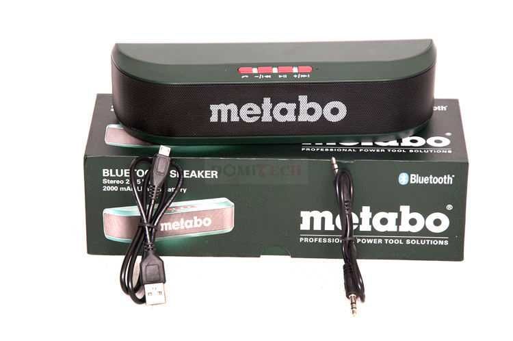 Bluetooth високоговорител колонка Metabo 2000 mAh