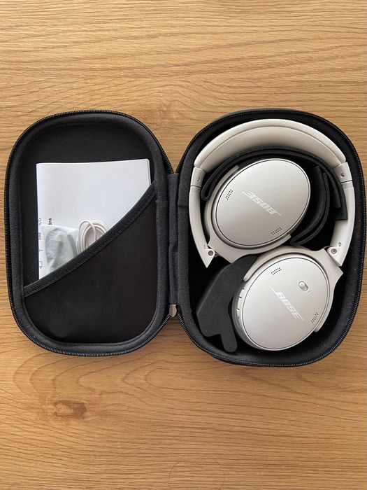 Безжични слушалки Bose - QuietComfort, цвят White Smoke