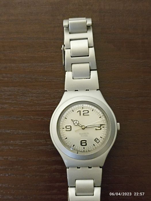 Baby Gshock/ Swatch irony aluminiu