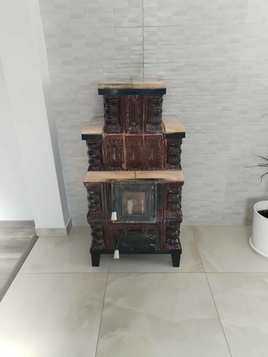 Soba pe lemne folosita câteva luni