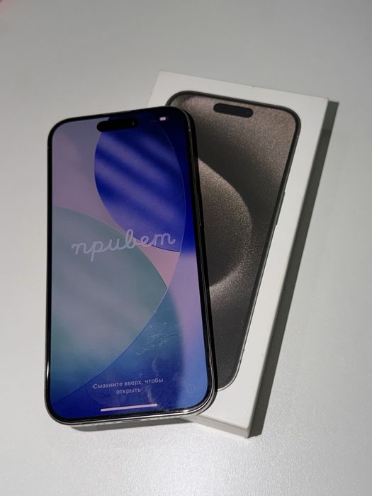 Iphone 15 pro титан 256гб акб 86%