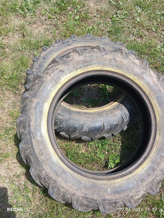 Vând anvelope de tractor 7.50-20