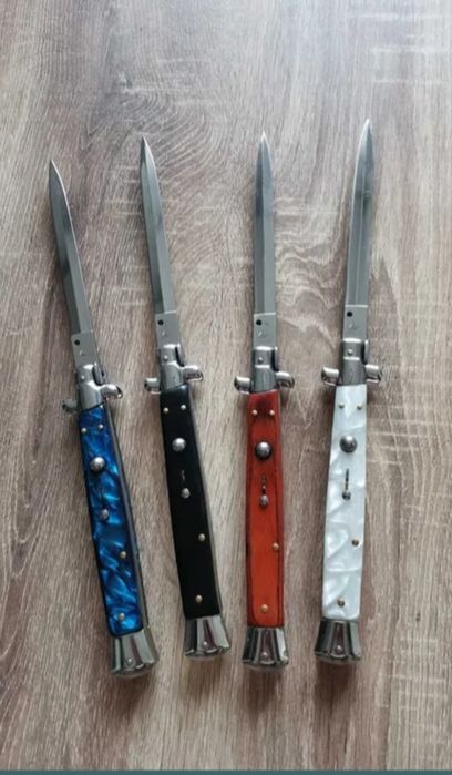1buc Briceag Italian Stileto 34cm + Husa Curea
