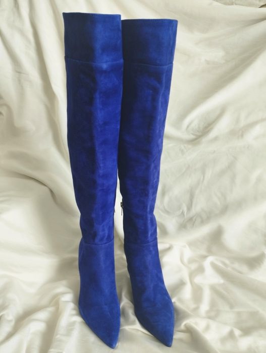 Сапоги итальянского бренда AGL из натуральной кожи