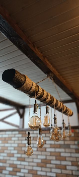 Люстра-балка под старину.