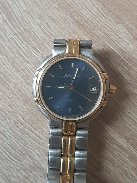 Ceas Bulova Quartz - Two-Tone,  Swiss Made vintage