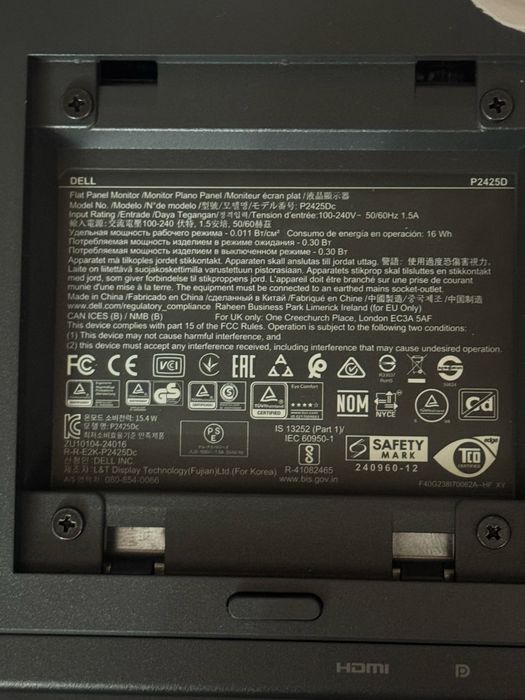 Монитор Dell Pro 24 Plus QHD