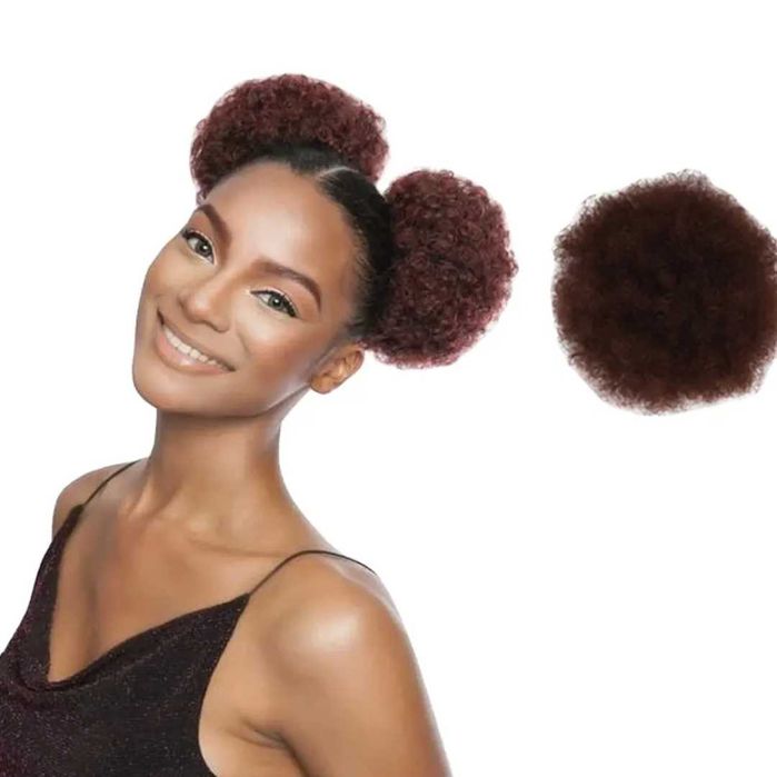 Extensie Coadă Afro Puff – Volum Natural