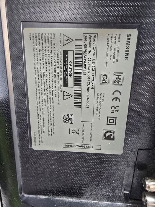 NDP Amanet Buzoieni nr.16 Margeanului Televizor Samsung (50628)