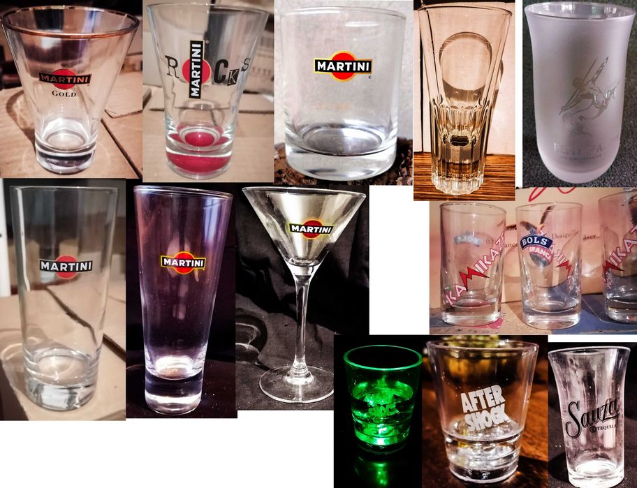 Рекламни чаши на уиски, бира, водка, джин, ликьор, безалкохолно, кафе