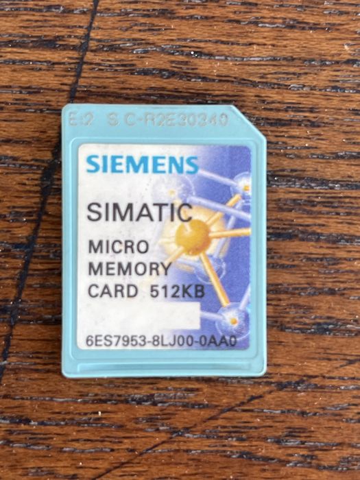 Card de memorie PLC Siemens SIMATIC S7 MMC 512KB