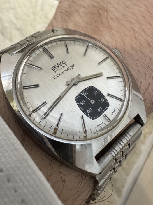 Ceas BWC swiss Courage. Mecanic Unitas. Vintage