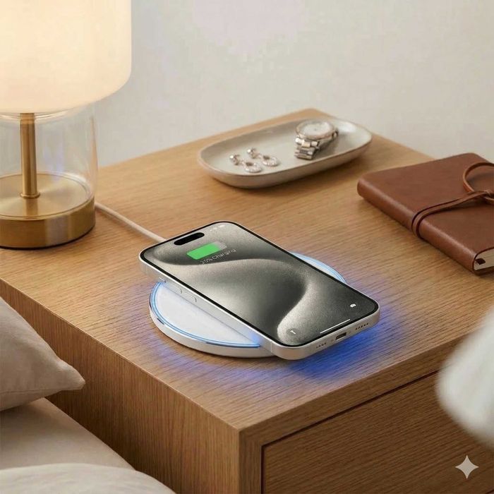 Incarcator Wireless Rapid Wyred by Monga Air A1, 20W, QI, NOU, White