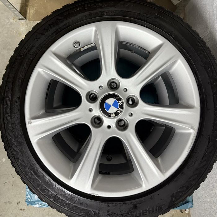 Jante bmw style 394 R17 cu anvelope Hankok RS3