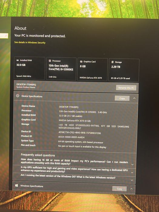 Unitate pc i9 generatia 12