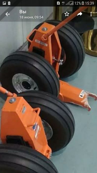 Колесо в сборе на буксировщик Еврокоптер ВС - 145