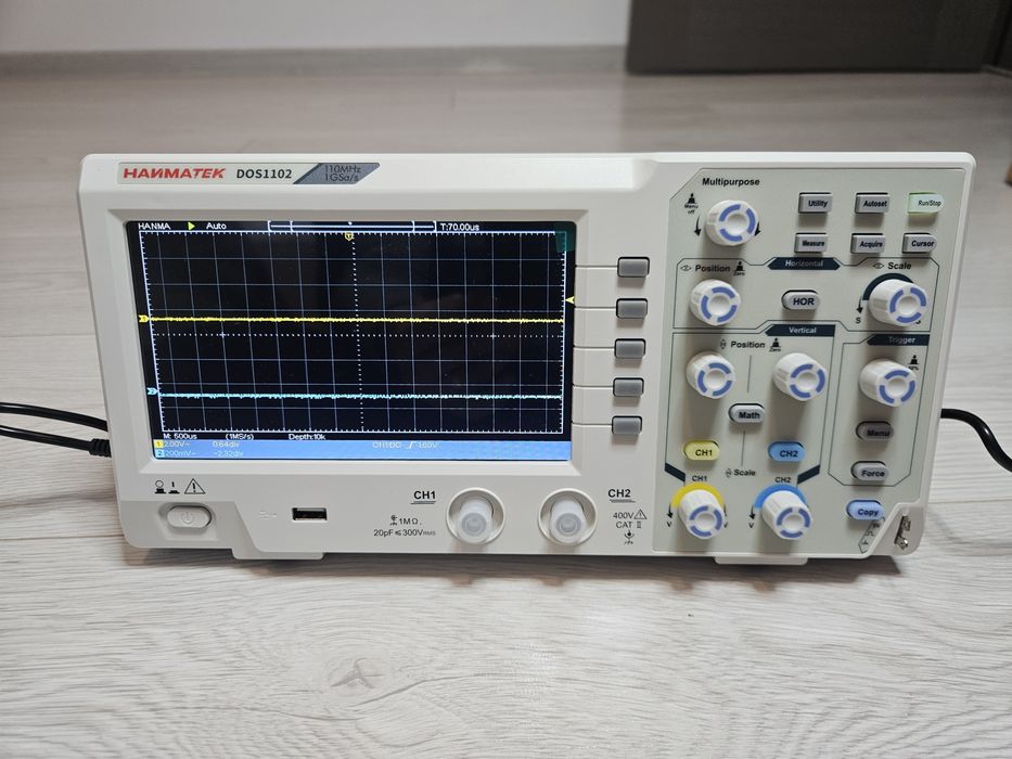 Osciloscop 2 canale 110MHZ  1GSa/s
