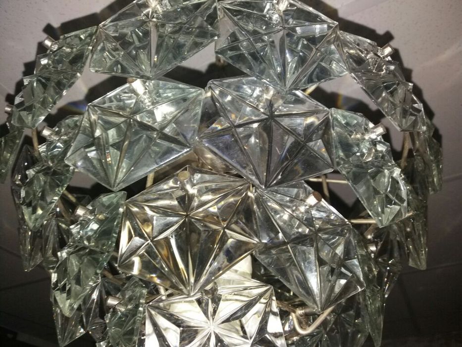 Хрустальная люстра СССР.