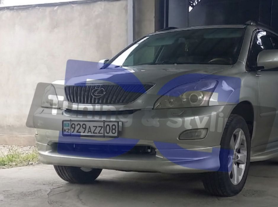 Пороги / Накладки на бампер Lexus RX  / Toyota Harrier 2 поколение