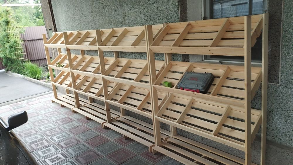 Овощные полки. Стеллажи.