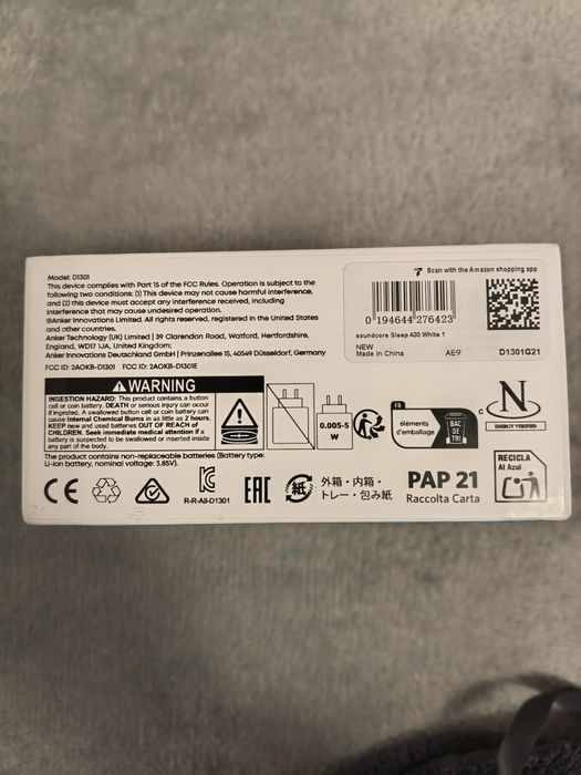 SoundCore A30 căști pentru dormit, Noi sigilate