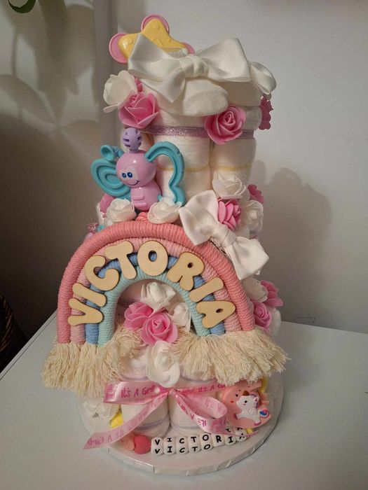 Tort scutece personalizat