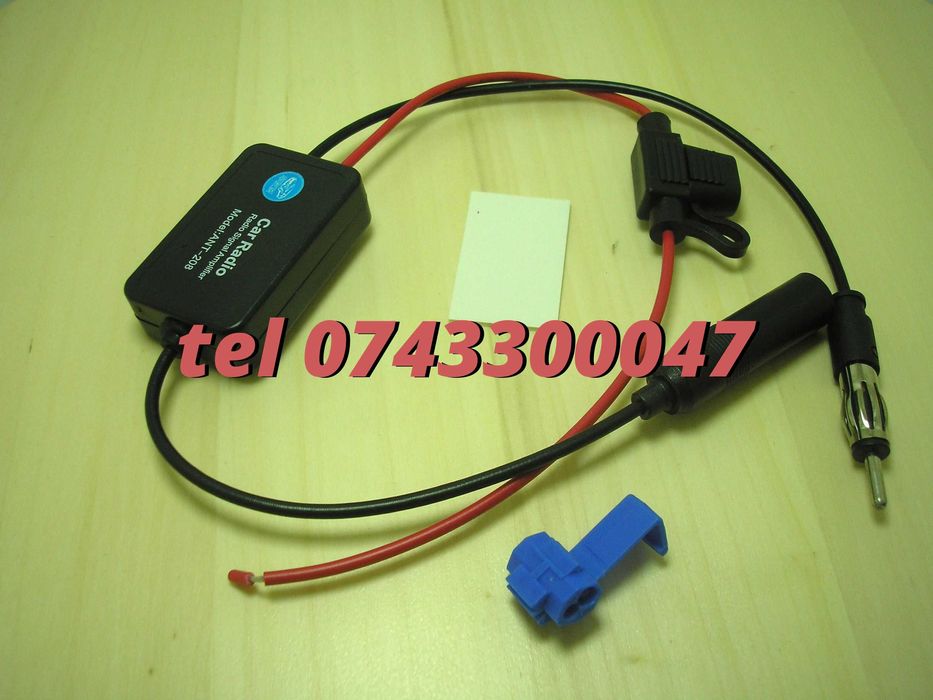 Amplificator Pentru Semnal Antena Radio Auto Camioane Etc Fm 12v